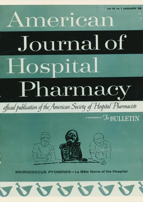 Cover of American Journal of Hospital Pharmacy